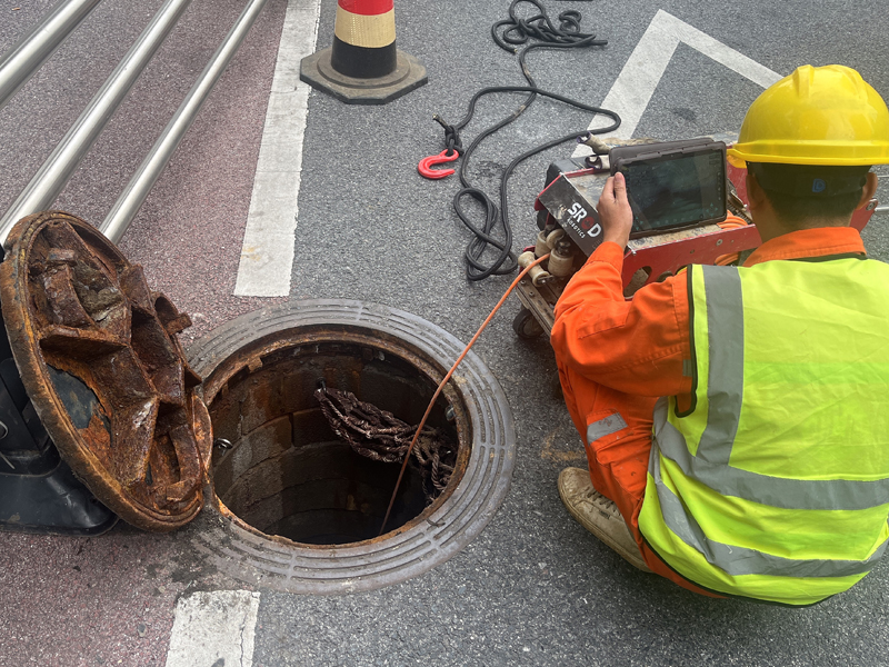 鲁迅园市政管道内窥检测