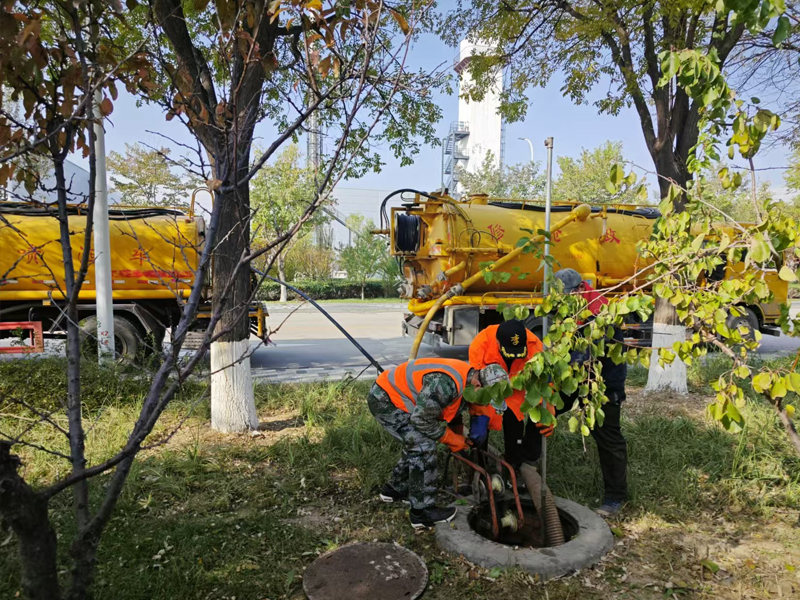 鲁迅园厂区管道清洗